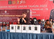 KPUD Kabupaten Bandung Sosialisasikan Hak Pilih WBP Lapas Narkotika Kelas II A Bandung